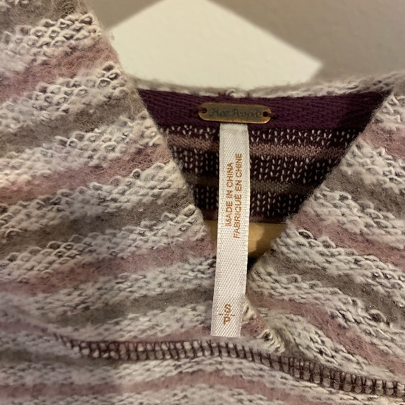 Free People Striped French Terry Sleeveless Hoodie - Picture 6 of 11